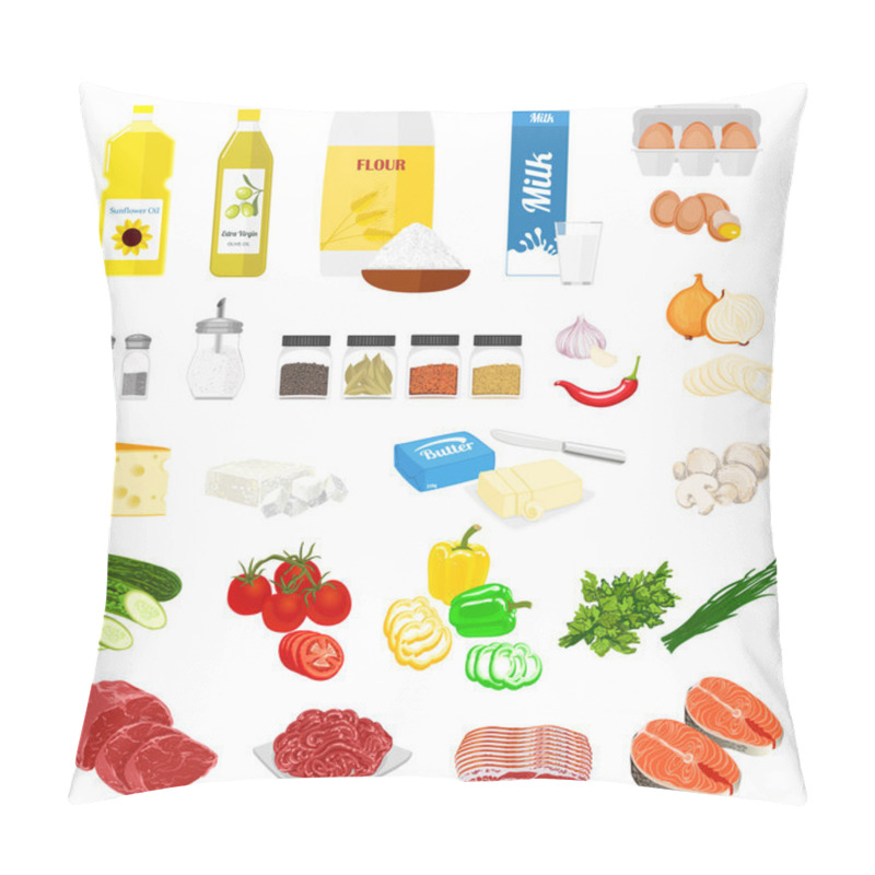 Personality   Food For Cooking And The Recipes Pillow Covers