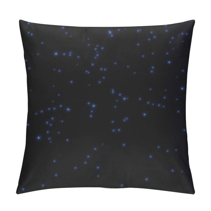 Personality  Bright Stars Shining In Night Sky, Space Concept  Pillow Covers