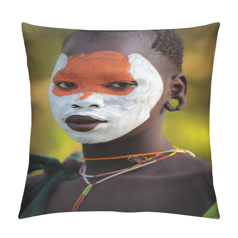 Personality  Unidentified Young Suri Woman At A Ceremony Pillow Covers