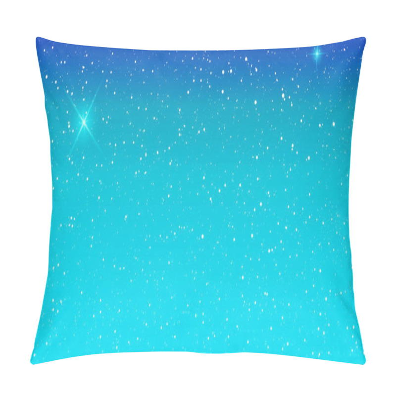 Personality  Snow Background. Winter Sky. Vector. Pillow Covers