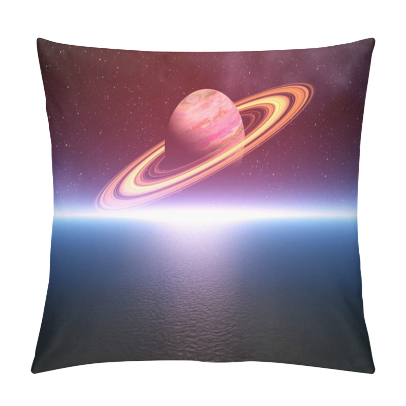 Personality  3D Rendered Fantasy Alien Landscape - 3D Illustration Pillow Covers