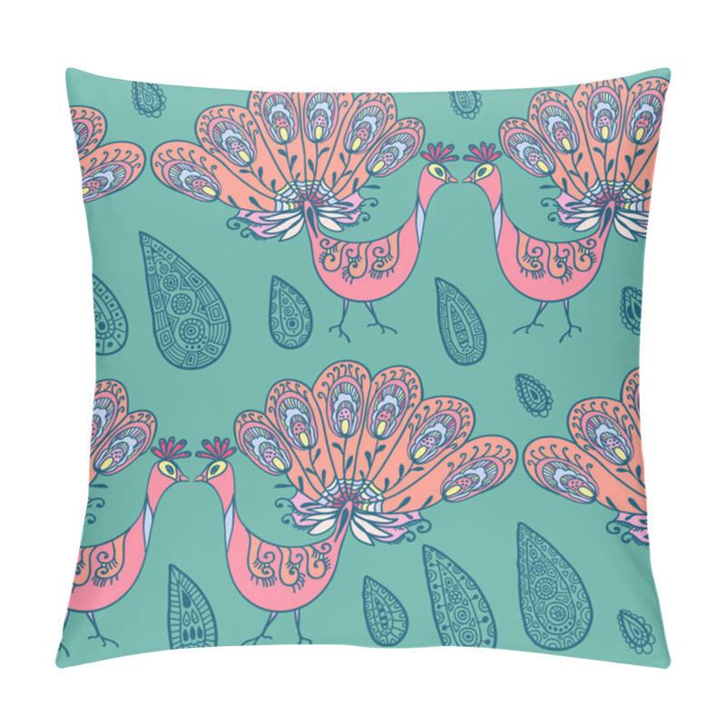 Personality  Pattern With Peacocks Pillow Covers