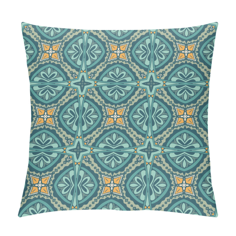 Personality  Retro Geometric Seamless Pattern Pillow Covers