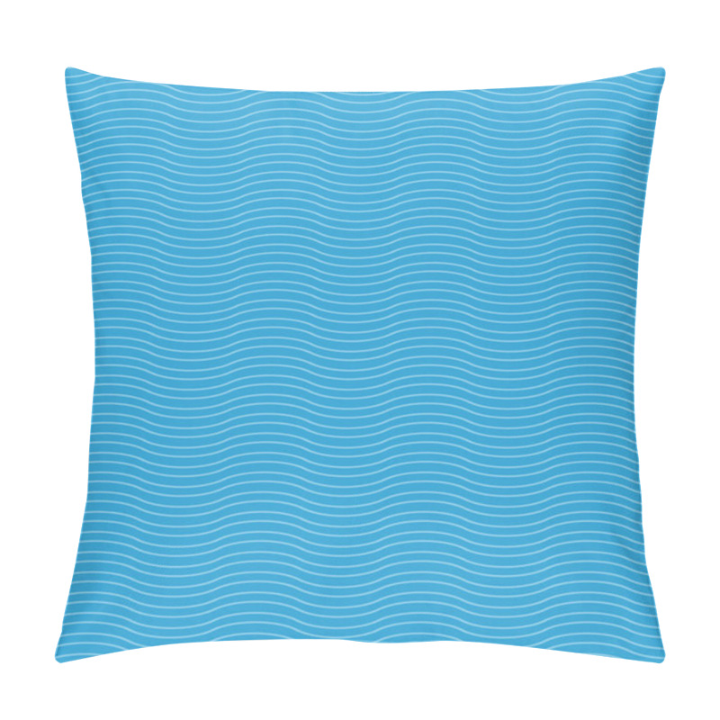 Personality  Waves Seamless Vector Pattern Pillow Covers