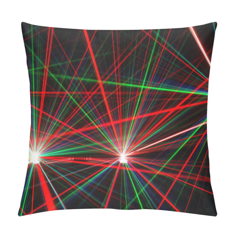 Personality  Laser Beam And Laser Technology In Science And Life Pillow Covers