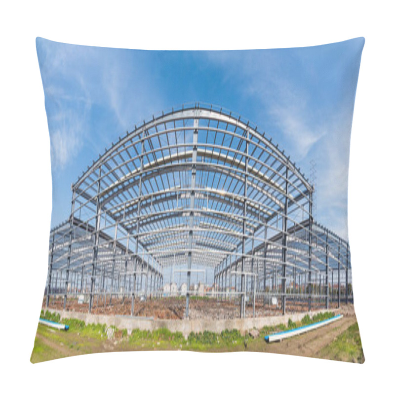 Personality  Steel Structure Workshop Pillow Covers