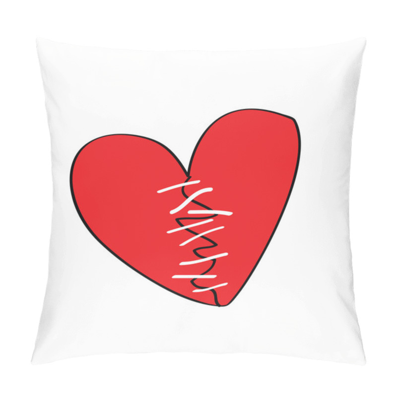 Personality  Broken Heart Pillow Covers