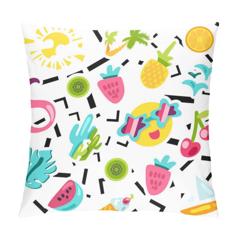 Personality  Vector Tropical Summer Seamless Pattern Pillow Covers