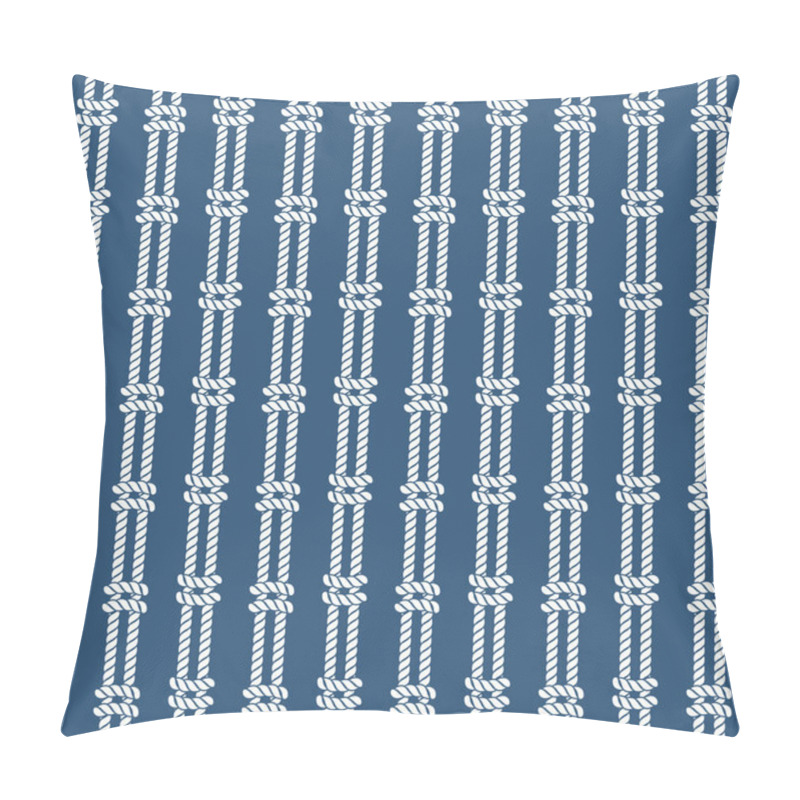 Personality  Marine Rope Knot Seamless Vector Pattern Pillow Covers