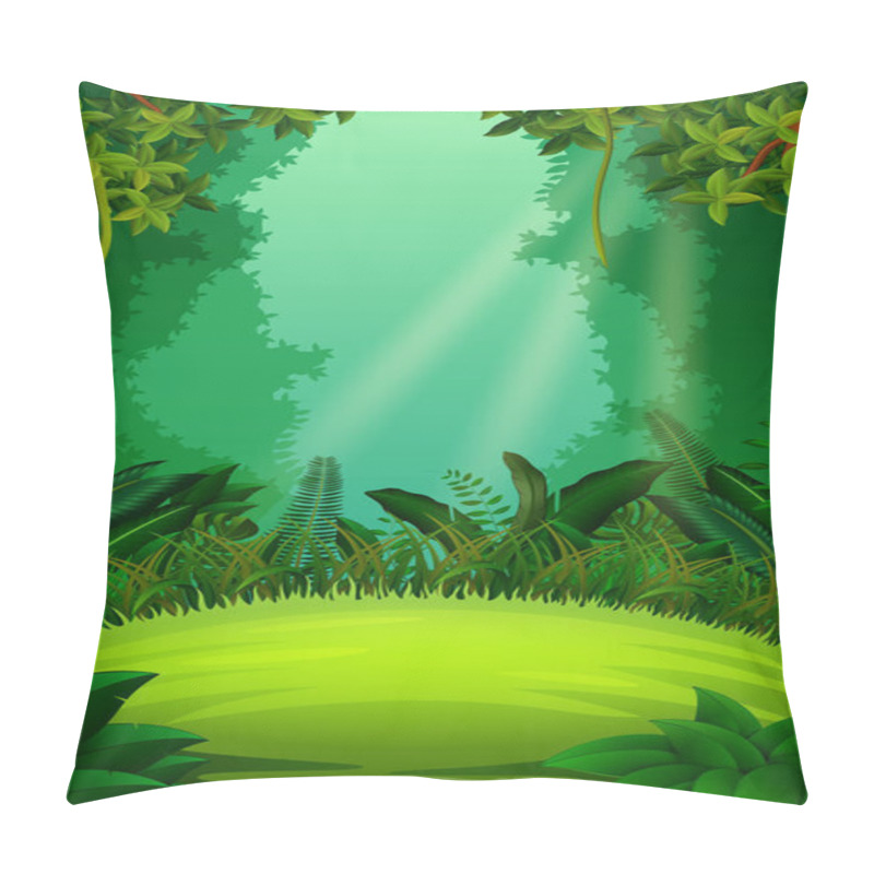 Personality  Clean And Green Forest Pillow Covers