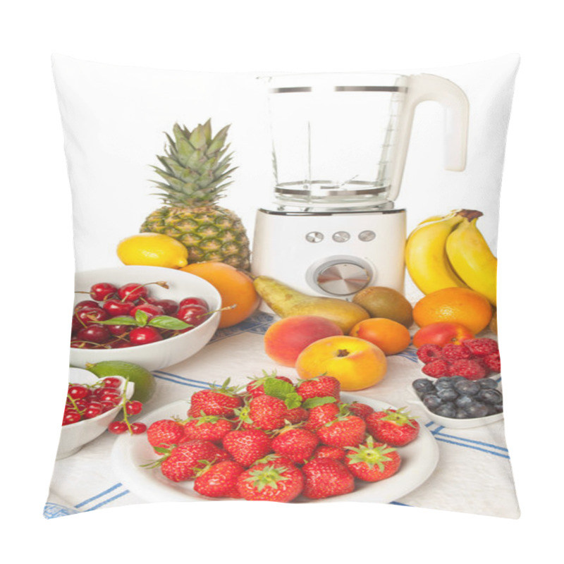 Personality  Summer Fruit And Smoothie Blender Pillow Covers