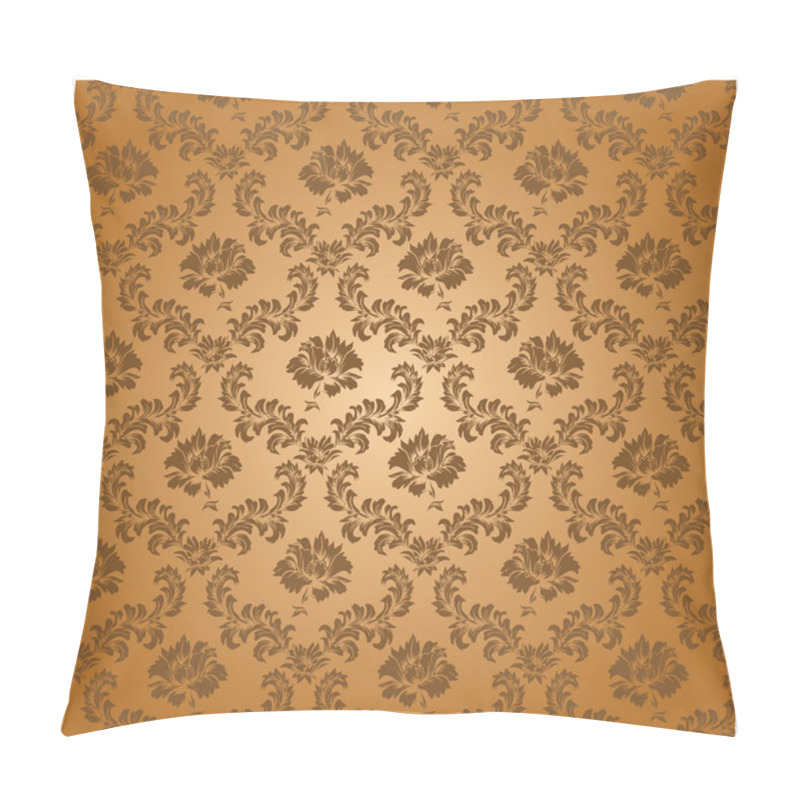 Personality  Seamless Damask Pattern, Vector Pillow Covers