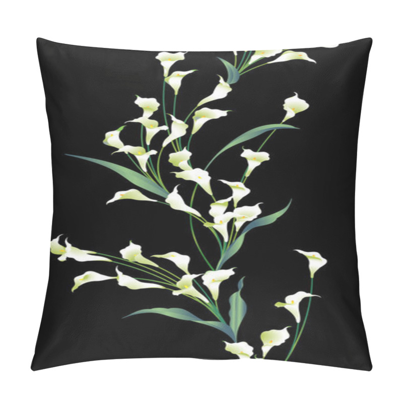 Personality  Seamless Pattern In Beautiful Calla Lily, Pillow Covers