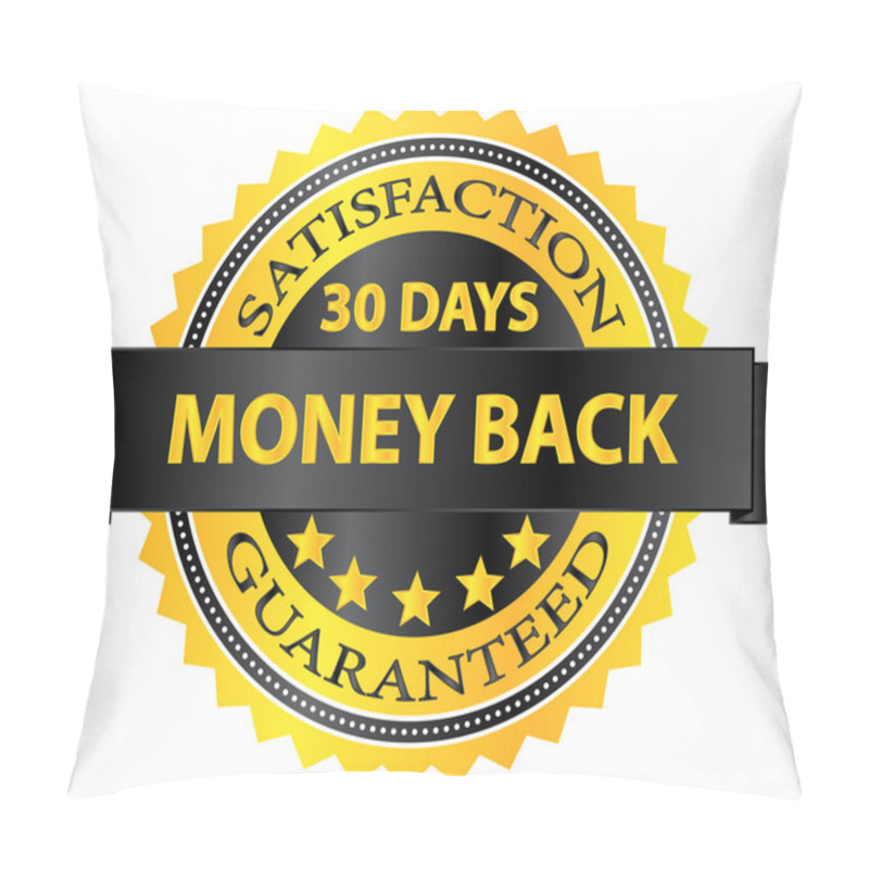 Personality  30 Days Money Back Guaranteed Badge Pillow Covers