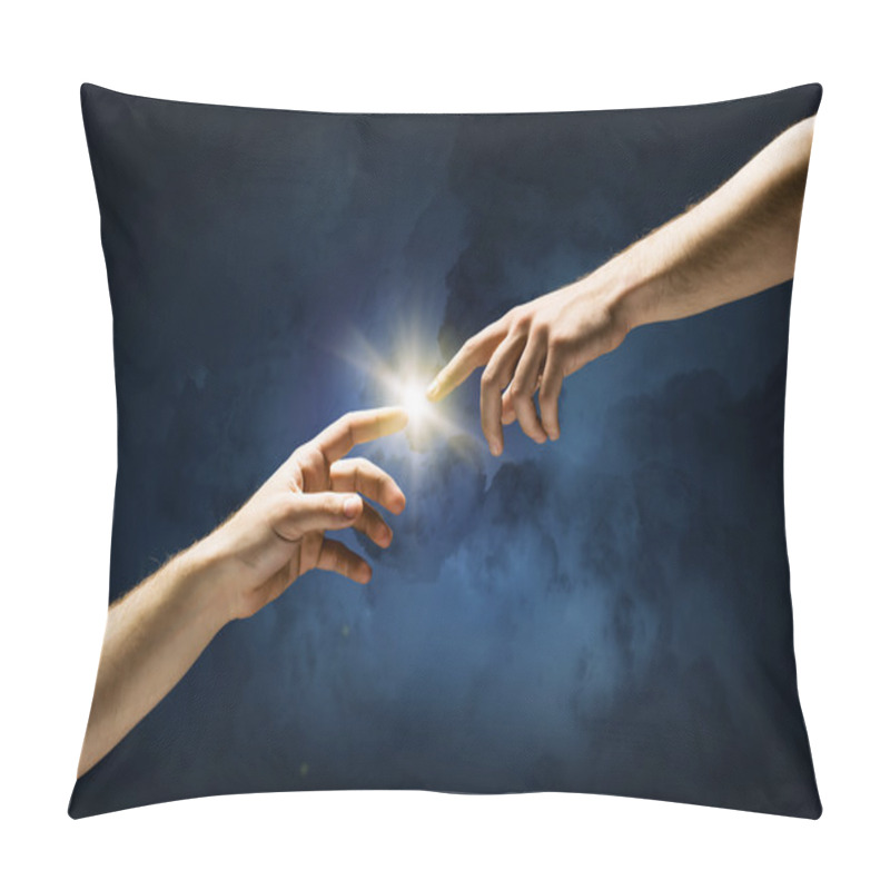 Personality  Creation Of Adam Pillow Covers