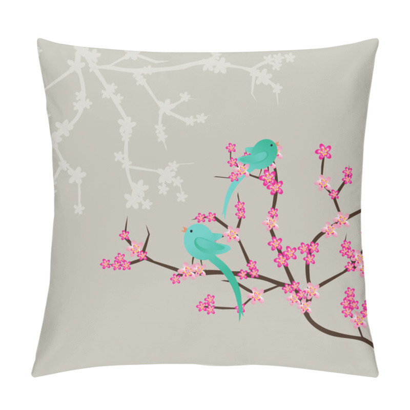 Personality  Pink Cherry Blossoms Pillow Covers