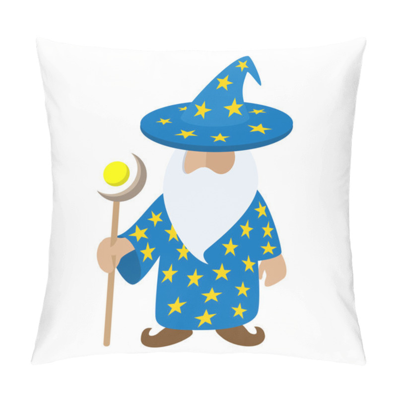 Personality  Old Wizard Cartoon Character Pillow Covers