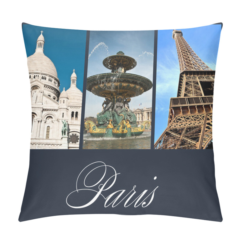 Personality  Different Vieuw Of Paris Pillow Covers