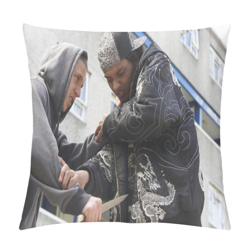 Personality  Knife Crime On Urban Street Pillow Covers