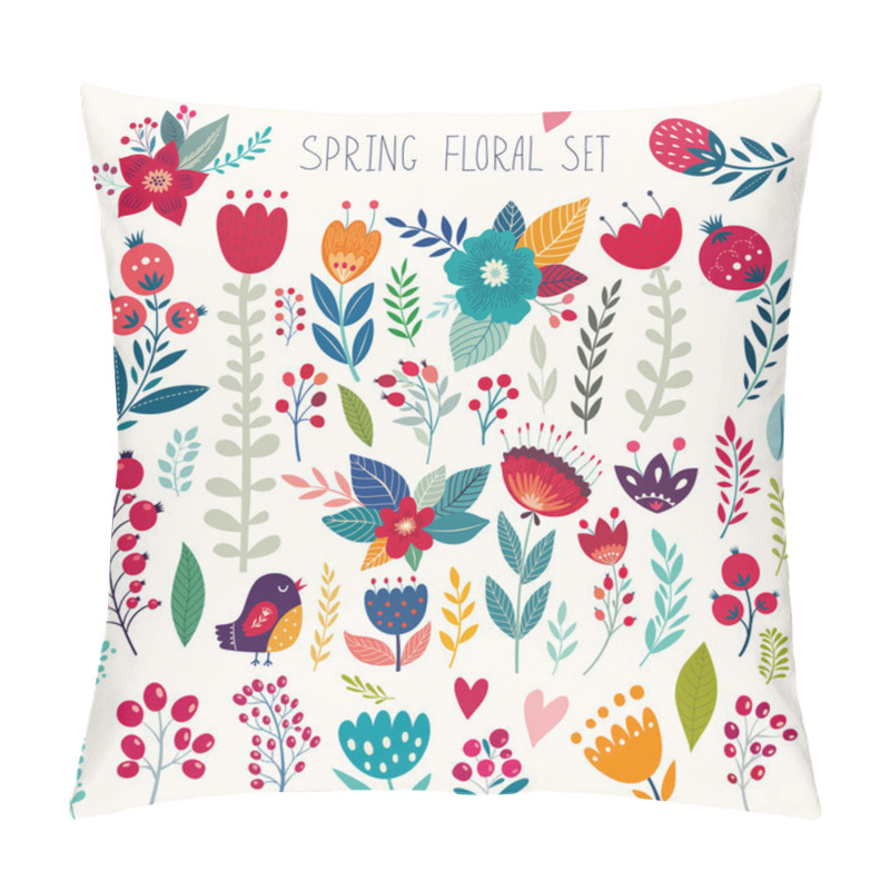 Personality  Collection With Flowers And Leaves Pillow Covers