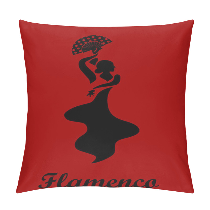 Personality  Flamenco Woman Poster Pillow Covers