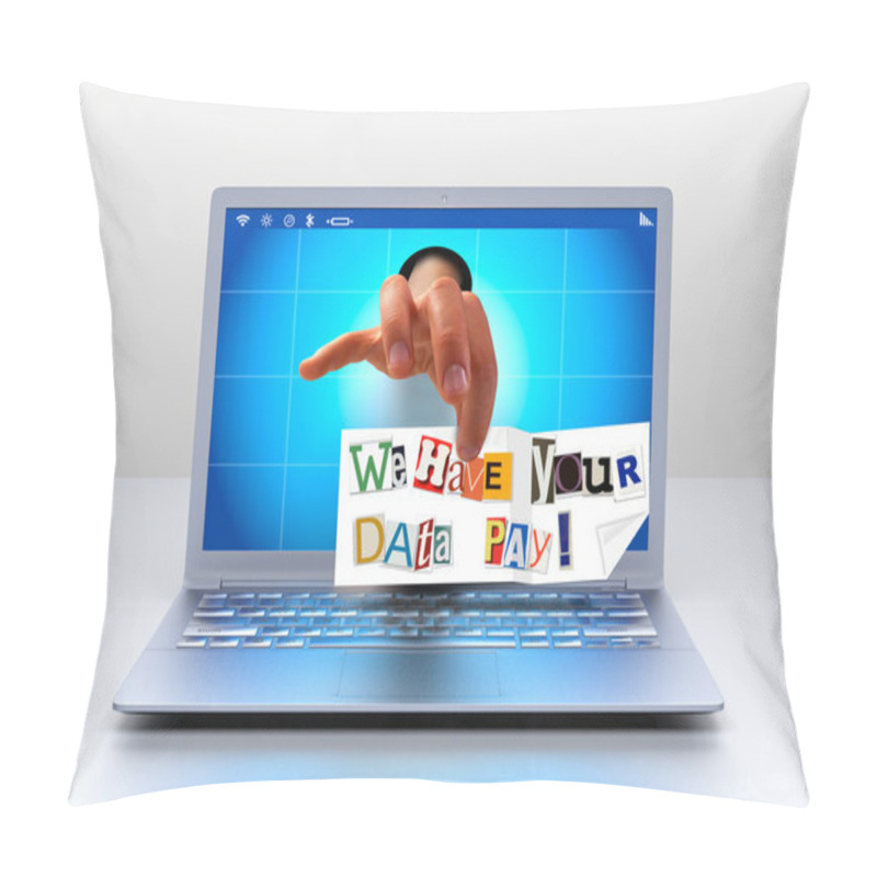 Personality  Ransomware Ransomnote - Computer Visus Pillow Covers