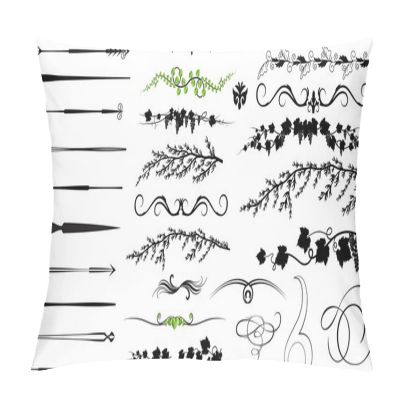 Personality  Flourish Branch N Dividers Elements Pillow Covers