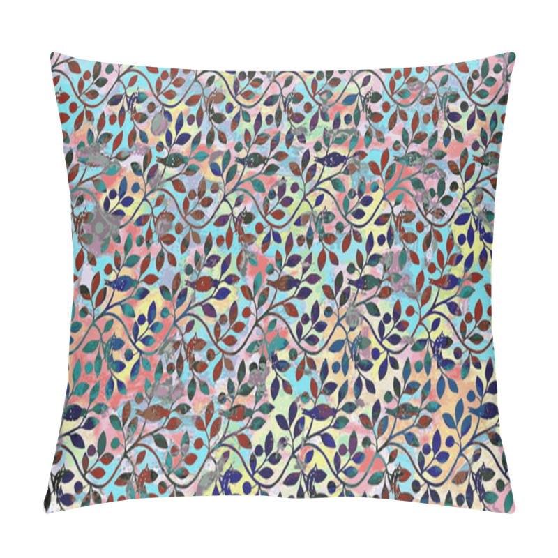 Personality  Carpet And Fabric Print Design With Grunge And Distressed Texture Repeat Pattern  Pillow Covers