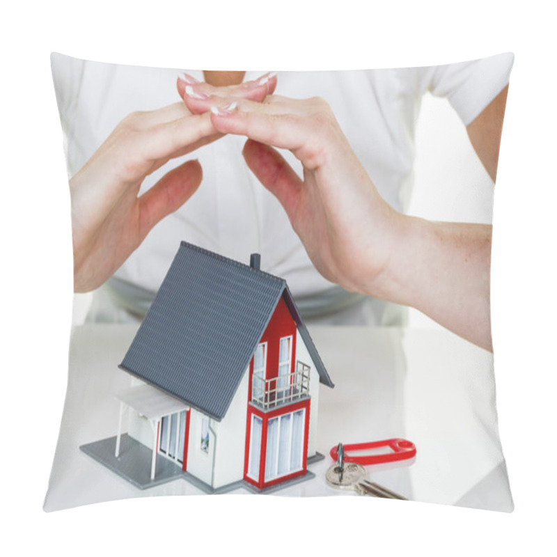 Personality  House Is Protected Pillow Covers