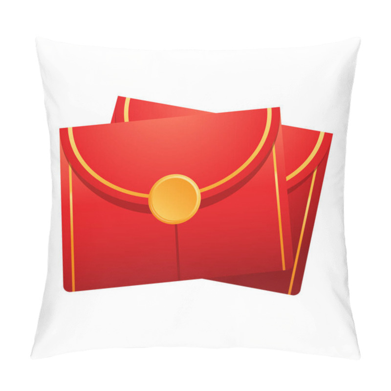 Personality  Chinese Reward. Red Paper Pack. Envelope Vector. Happy Chinese New Year. Pillow Covers