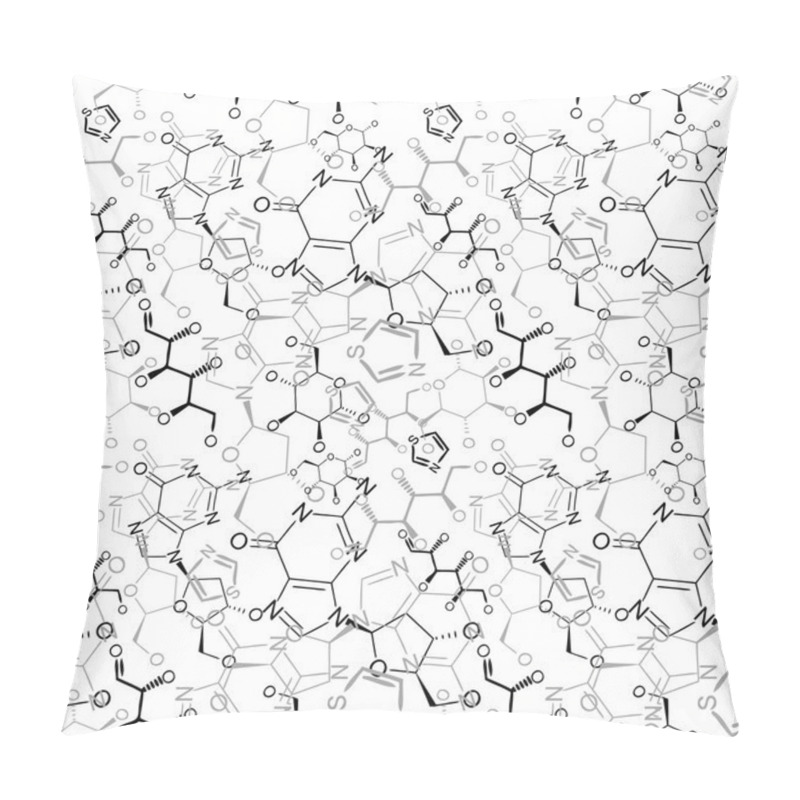 Personality  Seamless Chemical Pattern Pillow Covers