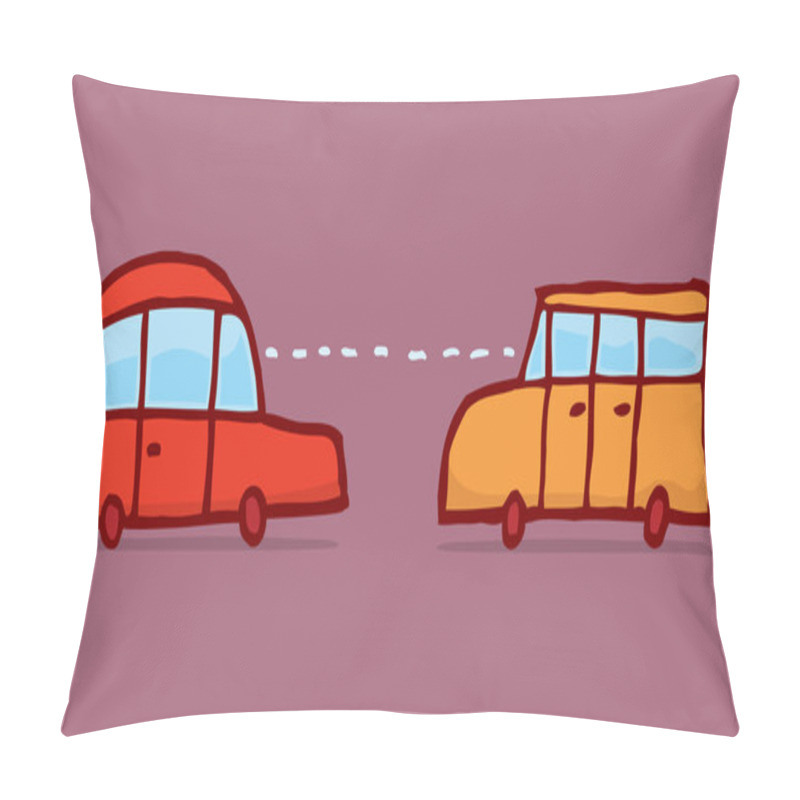 Personality  Smart Cars Connecting And Sharing Information Pillow Covers