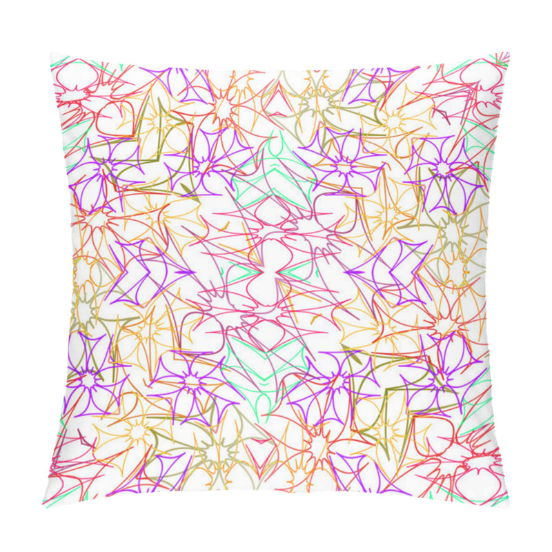 Personality  Abstract Flowers Pattern Pillow Covers