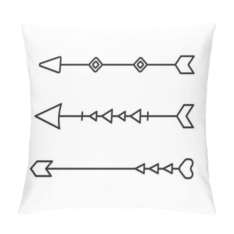 Personality  Arrows Decoration Line Art Illustration Pillow Covers