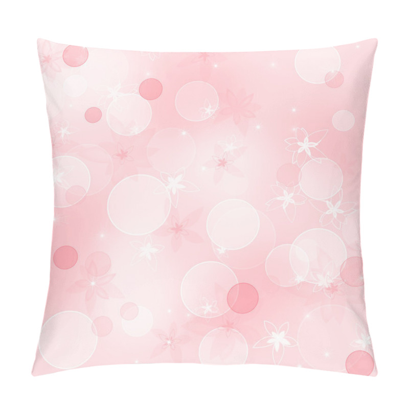 Personality  Pink Floral Background Pillow Covers