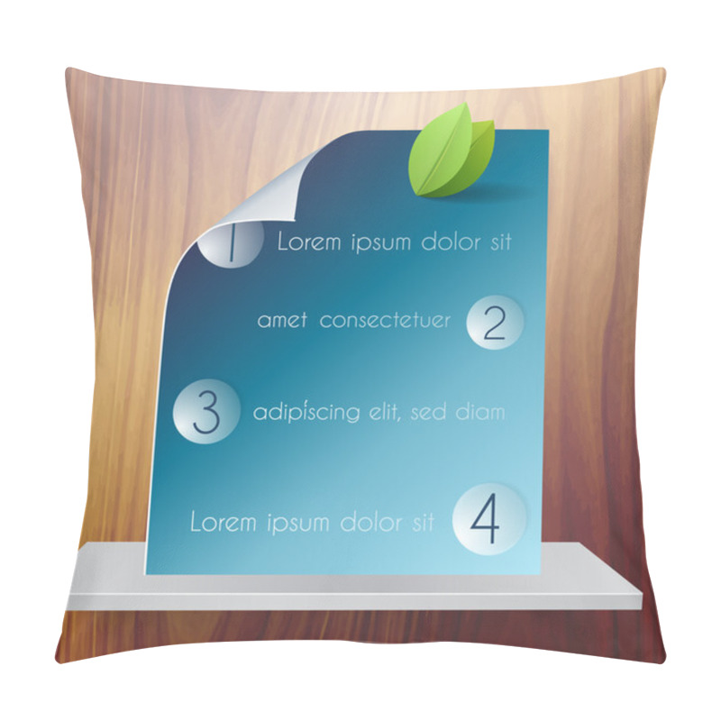 Personality  Background With Transparent Glass Plates. Pillow Covers