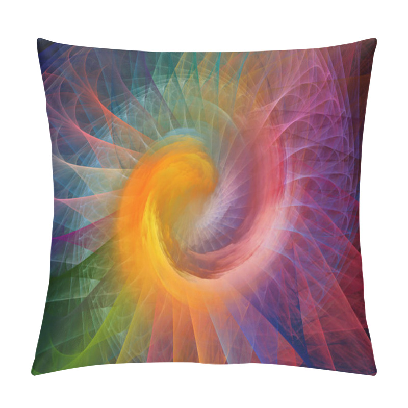 Personality  Spiral Background.  Pillow Covers