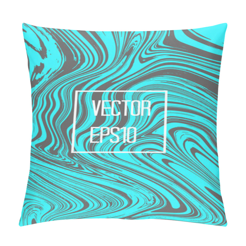 Personality  Abstract Card With Liquid Lines.  Pillow Covers