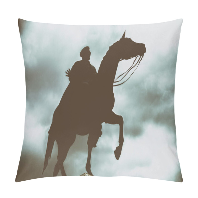 Personality  Ataturk Statue Silhouette In Ankara Pillow Covers