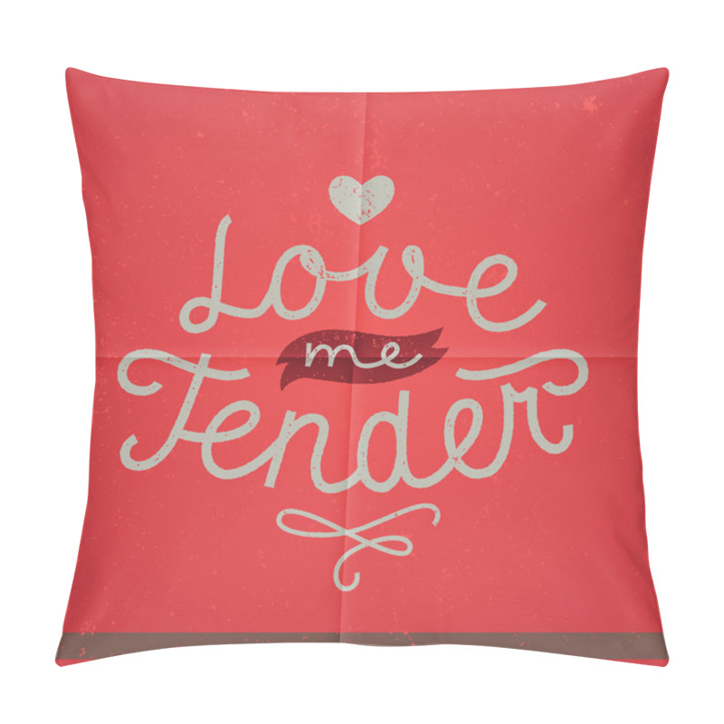 Personality  Love Me Tender Card Pillow Covers