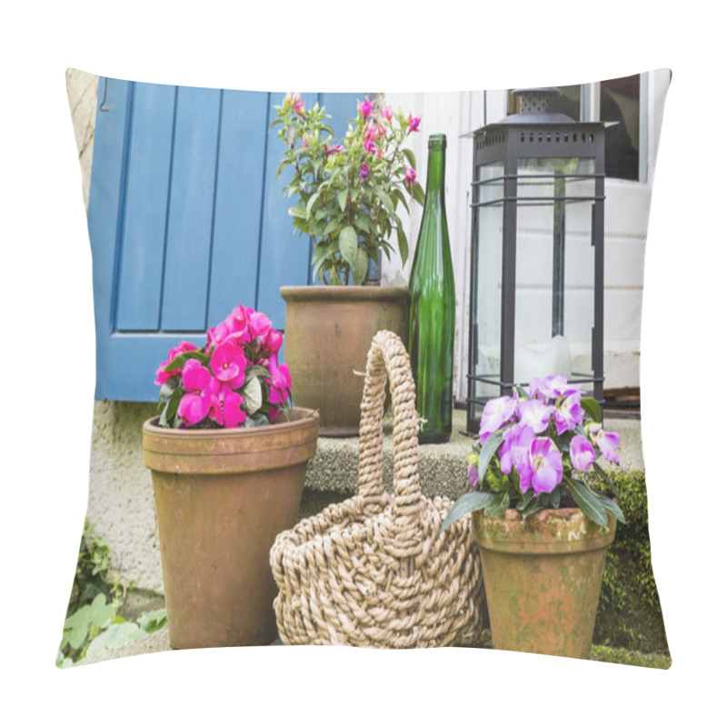 Personality  Still Live With Flower Pots Pillow Covers