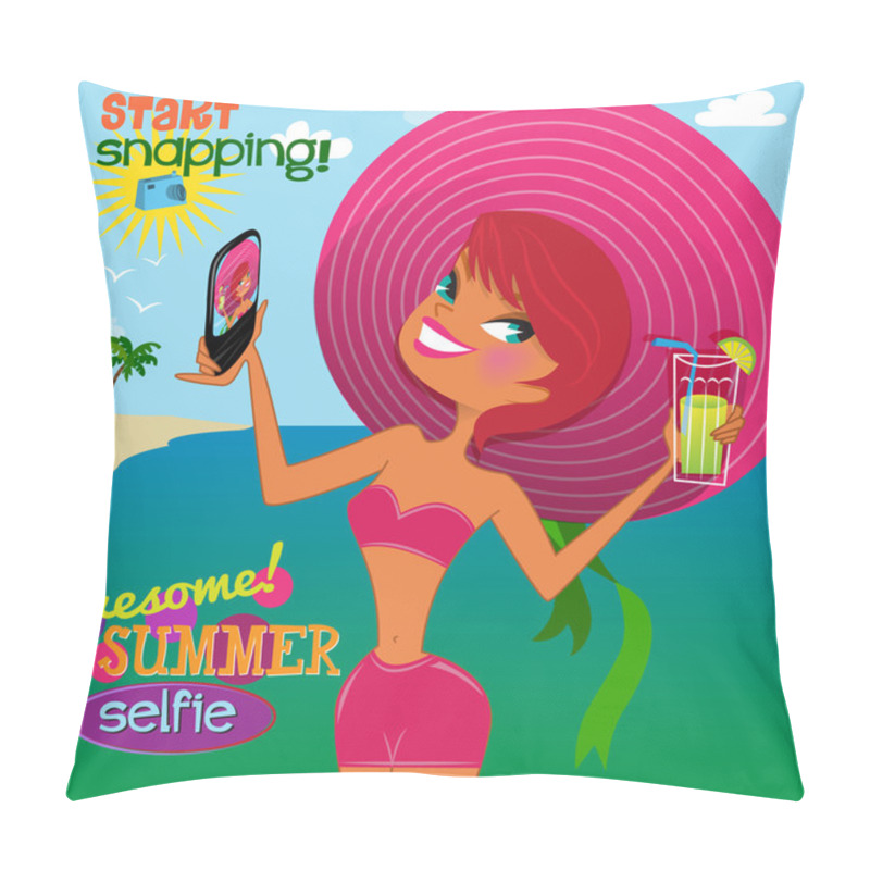 Personality  Awesome Summer Selfie Pillow Covers