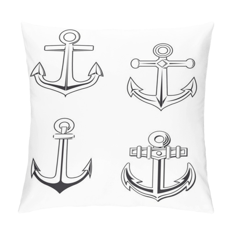 Personality  Anchors Set Pillow Covers