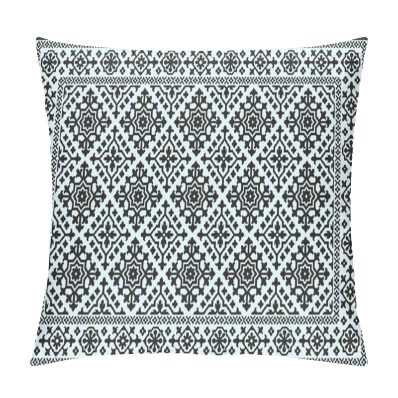 Personality  Carpet Bathmat And Rug Boho Style Ethnic Design Pattern With Distressed Woven Texture And Effect Pillow Covers