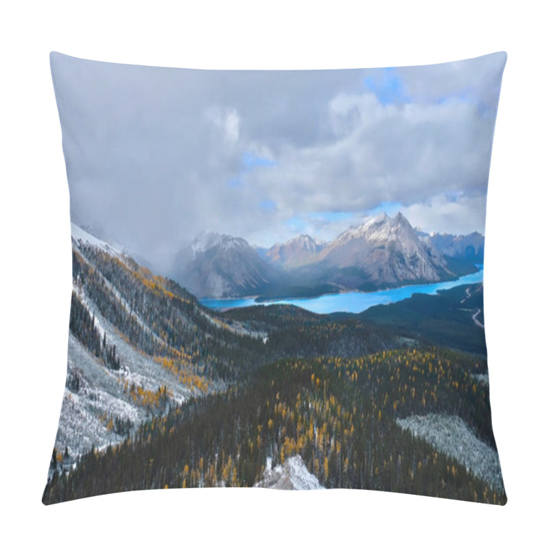 Personality  Lake In Canadian Rockies.  Pillow Covers