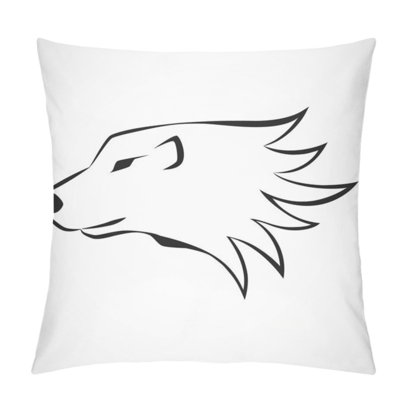 Personality  Bear Head Pillow Covers