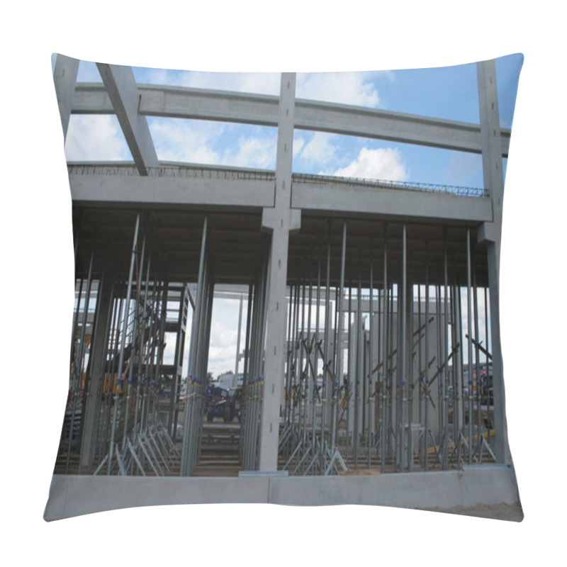 Personality  Construction Site With Precast Concrete Parts Pillow Covers