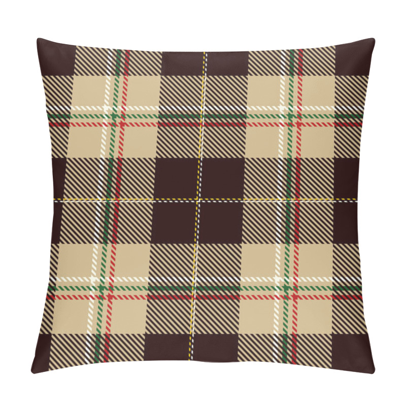 Personality  Plaid Tartan Seamless Pattern  Background Pillow Covers