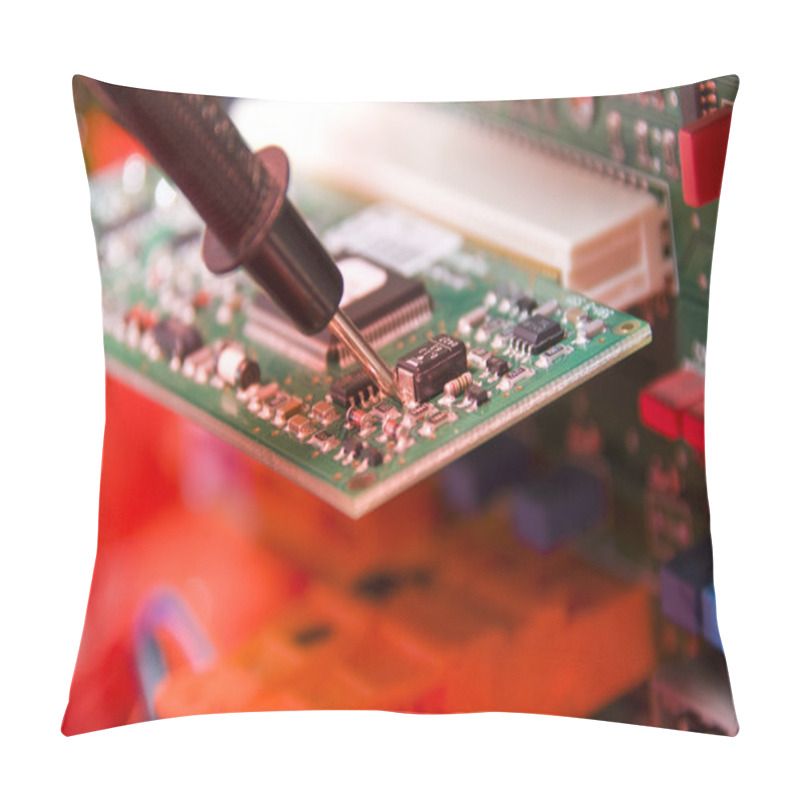 Personality  Electronics. Engineer At Work Pillow Covers