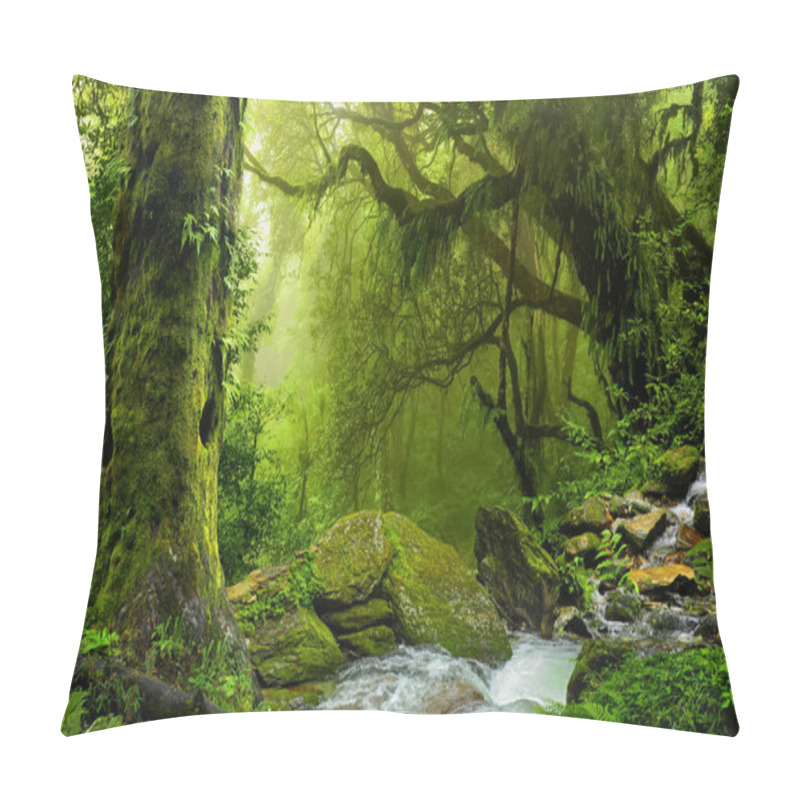 Personality  Deep Tropical Jungles Of Southeast Asia In August Pillow Covers